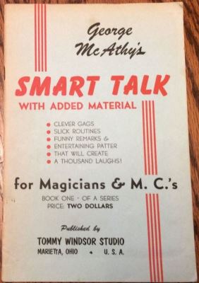 Smart Talk for Magician's and M.C.'s With Added
              Material