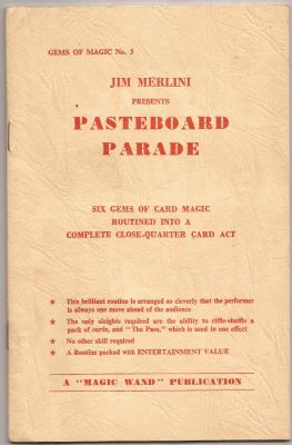 Merlini Pasteboard Parade