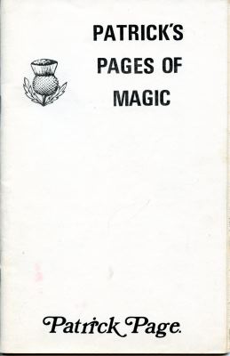 Patrick's Pages of
              Magic