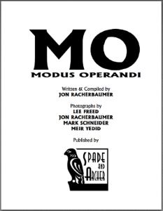 Racherbaumer: Modus Operandi