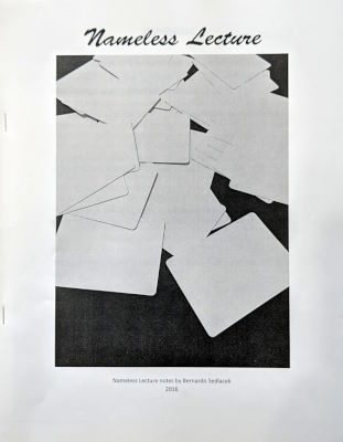 Bernardo Sedlacek: Namess Lecture Notes