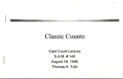 Classic Counts