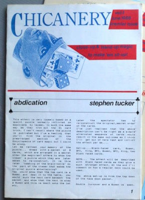 Stephen Tucker: Chicanery