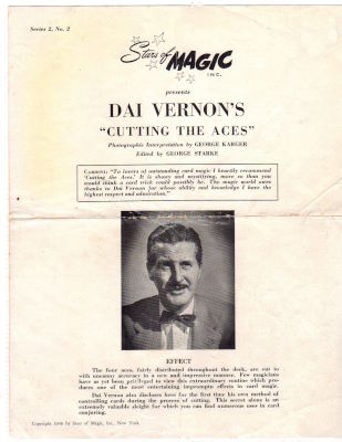 Dai Vernon Cutting the Aces