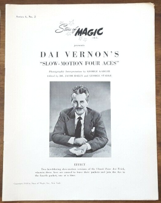 Dai Vernon: Slow Motion Four Aces
