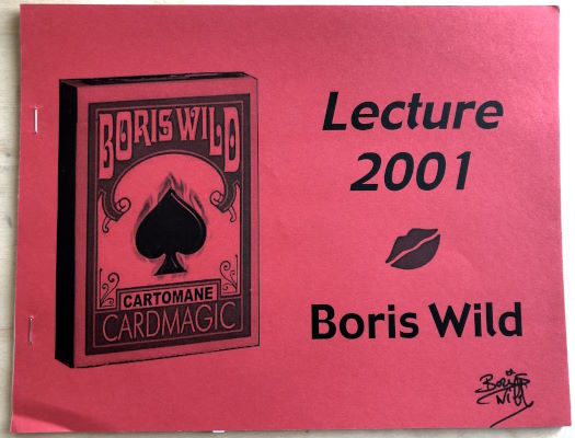 Boris Wild:: Lecture 2001