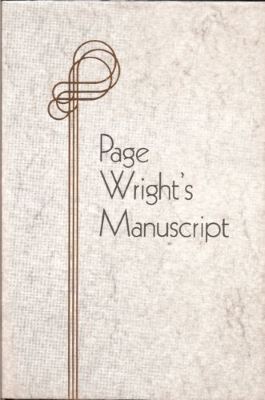 Page Wright's Manuscript