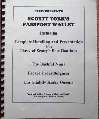 Scotty York's Passport Wallet