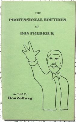 Zollweg:
              Professional Routines of Ron Fredrick