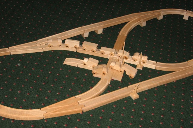 playskool wooden train set