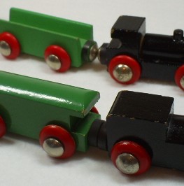 train connectors magnets